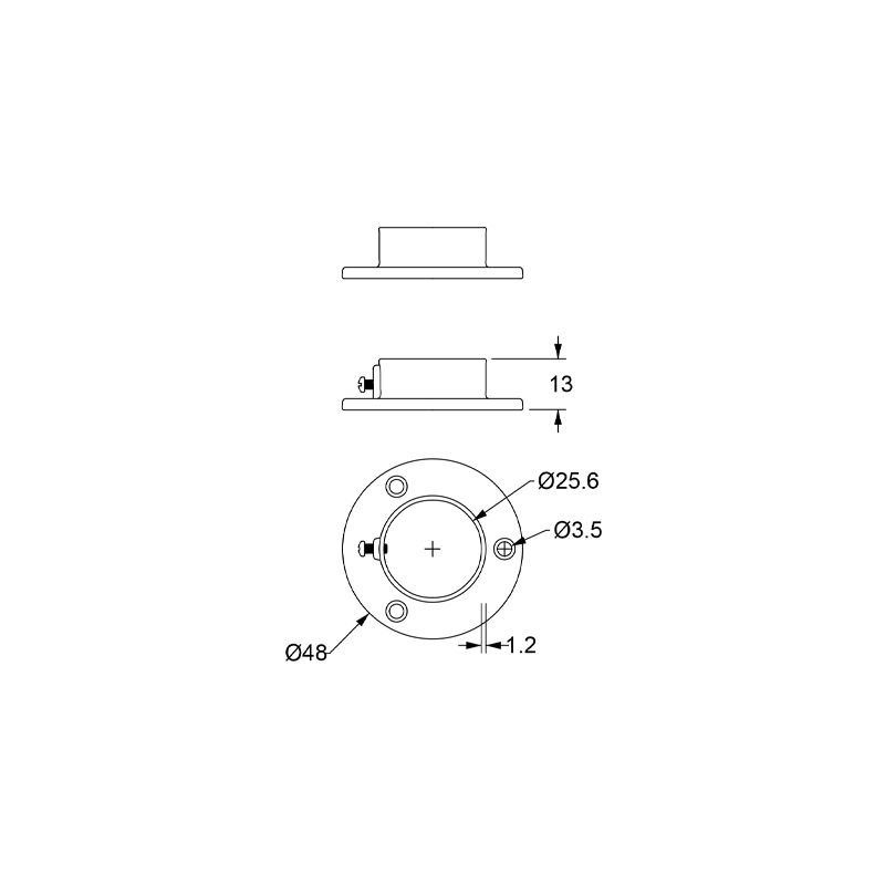 ROSETTE D.25 CHROME EXTERNAL CONNECTORS SHELVING SYSTEM